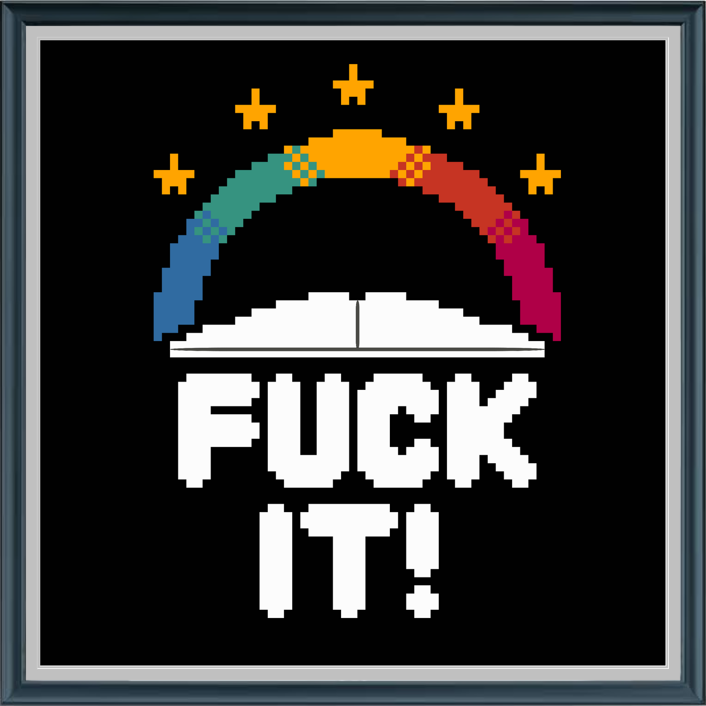 Fuck It! - Cross Stitch Pattern