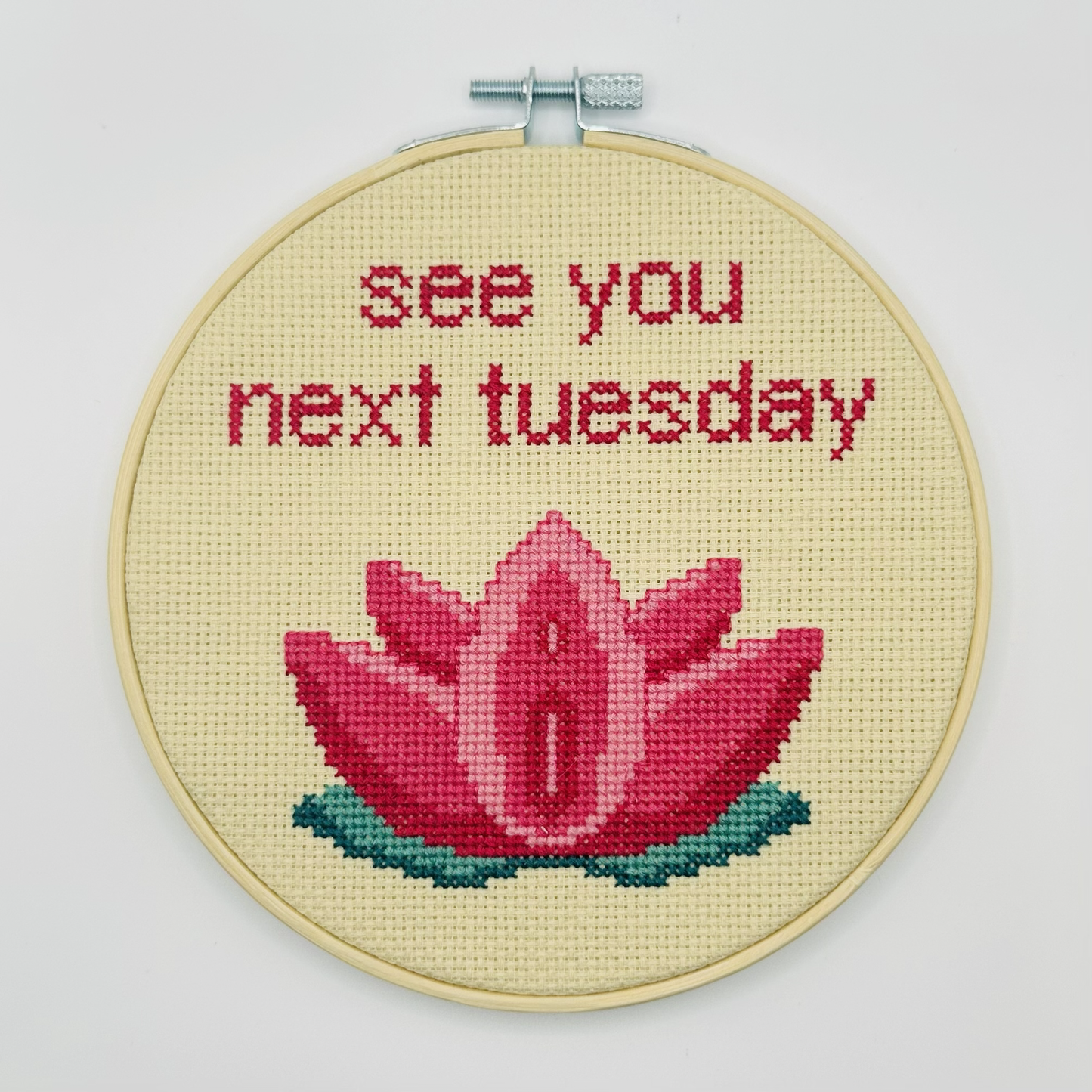 See You Next Tuesday - Cross Stitch Pattern