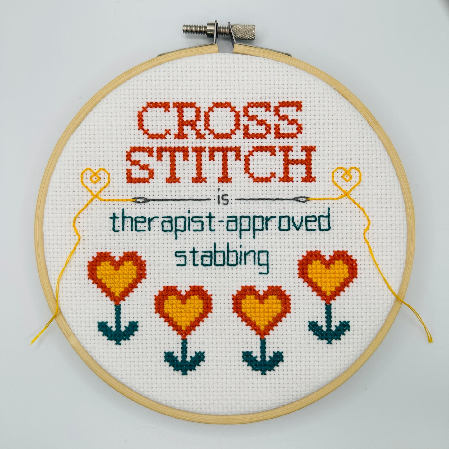 Cross Stitch Is Therapist-Approved Stabbing - Cross Stitch Pattern